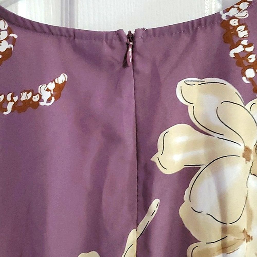 SHEIN Vcay Purple Floral Surplice Top Belted Wide Leg Jumpsuit L - Picture 11 of 16